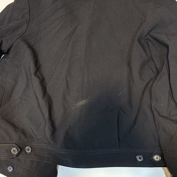Vintage Pronti Polyester and Leather jacket from the 80’s.  Needs dry cleaning. - Picture 4 of 4